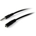 StarTech.com 2m 3.5mm 4 Position TRRS Headset Extension Cable - M/F - 1 x Mini-phone Male Audio - Bl