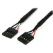 StarTech.com 24in Internal 5 pin USB IDC Motherboard Header Cable F/F - 1 x IDC Female USB Header - 