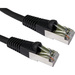 CablesDirect 10m CAT6a, M - M networking cable Black S/FTP [S-STP]