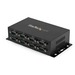 StarTech.com 8 Port USB to DB9 RS232 Serial Adapter Hub - Industrial DIN Rail and Wall Mountable - U