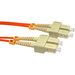 Cables Direct 15 m Fibre Optic Cable SC-SC OM2 15m