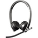 Logitech H820e Wireless Headset, Stereo Headphones with Noise-Cancelling Microphone, USB, Headset Controls, Indicator LED, PC/Mac/Laptop - Black