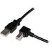 StarTech.com 1m USB 2.0 A to Right Angle B Cable - M/M - 1 x Type A Male USB - 1 x Type B Male USB -