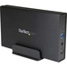 StarTech.com 3.5in Black USB 3.0 External SATA III Hard Drive Enclosure with UASP for SATA 6 Gbps