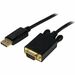 StarTech.com 6 ft DisplayPort to VGA Adapter Converter Cable - DP to VGA 1920x1200 - Black