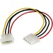 StarTech.com 12in Molex LP4 Power Extension Cable - M/F - For Hard Drive