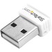 StarTech.com USB 150Mbps Mini Wireless N Network Adapter - 802.11n/g 1T1R USB WiFi Adapter - White -