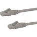 StarTech.com 3m Gray Gigabit Snagless RJ45 UTP Cat6 Patch Cable - 3m Patch Cord - 1 x RJ-45 Male Net