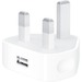 Apple AC Adapter for iPod, iPad, iPhone - 5 W Output Power - 230 V AC Input Voltage - 5 V DC Output 