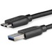 StarTech.com 2m (6ft) Slim SuperSpeed USB 3.0 A to Micro B Cable - M/M - 1 x Type A Male USB - 1 x M