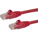 StarTech.com 2m Red Gigabit Snagless RJ45 UTP Cat6 Patch Cable - 2 m Patch Cord - 1 x RJ-45 Male Net