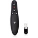 V7 Presentation Pointer - Radio Frequency - USB - Laser - 5 Button(s) - Black