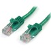 StarTech.com 2 m Green Cat5e Snagless RJ45 UTP Patch Cable - 2m Patch Cord - 1 x RJ-45 Male Network