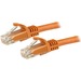 StarTech.com 1m Orange Gigabit Snagless RJ45 UTP Cat6 Patch Cable - 1 m Patch Cord - 1 x RJ-45 Male 