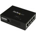 StarTech.com 4 Port Gigabit Midspan - PoE+ Injector - 802.3at and 802.3af - 52 V DC Output - Black