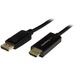 StarTech.com DisplayPort to HDMI converter cable - 6 ft (2m) - 4K - 1 x DisplayPort Male Digital Aud