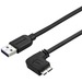 StarTech.com 2m 6 ft Slim Micro USB 3.0 Cable - M/M - USB 3.0 A to Right-Angle Micro USB - USB 3.1