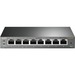 TP-Link PoE Switch 8-Port Gigabit, 4 802.3af/at PoE+ ports up to 30 W for each PoE port and 64 W for all PoE ports, Metal Casing, Network monitoring, VLAN, QoS, PoE Auto Recovery (TL-SG108PE)