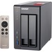 QNAP Turbo NAS TS-251+ 2 x Total Bays SAN/NAS Storage System - Tower - Intel Celeron Quad-core