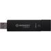 IronKey D300 32 GB USB 3.0 Flash Drive - Black - 1/Pack - 256-bit AES