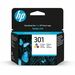 HP Hewlett Packard 301 Original Blister Pack Ink Cartridge for Deskjet, 3 Colours (Cyan, Magenta, Yellow)