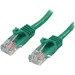 StarTech.com 0.5m Green Cat5e Patch Cable with Snagless RJ45 Connectors - Short Ethernet Cable - 0.5