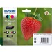 EPSON Strawberry Ink Cartridge for Expression Home XP-445 Series, Assorted, Genuine &Claria No.29 Home Strawberry Standard Ink Cartridge, Black, Genuine