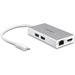 StarTech.com USB C Multiport Adapter - Aluminum - Power Delivery (USB PD) - USB C to Gigabit Etherne