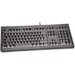 CHERRY KC 1068, UK Layout, QWERTY Keyboard, Easily Disinfectable, Waterproof Wired Keyboard, Whisper-Quiet Keystrokes, Black