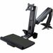 StarTech.com Sit Stand Monitor Arm - Monitor Arm Desk Mount - Sit Stand Workstation - for up to 24in Monitors - VESA Mount - Height Adjustable - 1 Display(s) Support