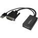 StarTech.com DVI to DisplayPort Adapter with USB Power - DVI-D to DP Video Adapter - DVI to DisplayP
