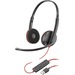 Plantronics Blackwire C3220 Wired Stereo Headset - Over-the-head - Supra-aural - Black - 20 Hz - 20 