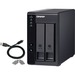 QNAP TR-002 2 x Total Bays DAS Storage System Desktop - Serial ATA/600 Controller - RAID Supported -