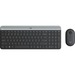 Logitech MK470 Slim Wireless Keyboard & Mouse Combo - Black & C615 Portable Webcam, Full HD 1080p/30fps
