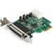 StarTech.com 4-port PCI Express RS232 Serial Adapter Card - PCIe Serial DB9 Controller Card 16950 UA