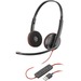 Plantronics Blackwire C3220 Wired Over-the-head Stereo Headset - Supra-aural - 20 Hz to 20 kHz - Noi