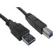 Cables Direct 3 m USB/USB-B Data Transfer Cable for Computer, Notebook, External Hard Drive, Docking