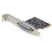 StarTech.com 1-Port Parallel PCIe Card, PCI Express to Parallel DB25 LPT Adapter Card, Desktop Expan