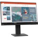 Lenovo ThinkVision E24-28 23.8 Full HD WLED LCD Monitor - 16:9 - Raven Black