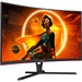 AOC AGON C32G3AE 31.5 Full HD Curved Screen WLED Gaming LCD Monitor - 16:9 - Red, Textured Black