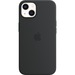 Apple Silicone Case for Apple iPhone 13 Smartphone - Midnight - Silky, Soft-touch - Drop Resistant, 