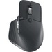 Logitech MX MASTER 3S Mouse - Bluetooth/Radio Frequency - USB - Darkfield - 7 Button(s) - Graphite G