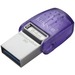 Kingston DataTraveler microDuo 3C 64 GB USB 3.2 (Gen 1) Type C, USB 3.2 (Gen 1) Type A Flash Drive -