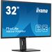 iiyama ProLite XB3270QSU-B1 32 Class WQHD LED Monitor - 16:9 - Matte Black - 80 cm (31.5) Viewable