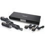 IOGEAR GCS1784 4-Port Dual Link DVI KVMP Switch with 7.1 Audio and Cables