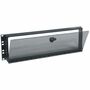 Middle Atlantic 3RU Fixed Security Cover with Hinged Plexi Door