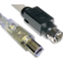 CyberData PoweredUSB Cable, 24V to "Y" Cable - USB-B and 3-Pin Power - 1 Meter