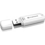 Transcend JetFlash 370 32 GB USB 2.0 Flash Drive - White