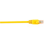 Black Box CAT5e Value Line Patch Cable, Stranded, Yellow, 3-ft. (0.9-m), 10-Pack