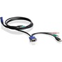 Iogear 6ft VGA USB Audio / Mic KVM Cable